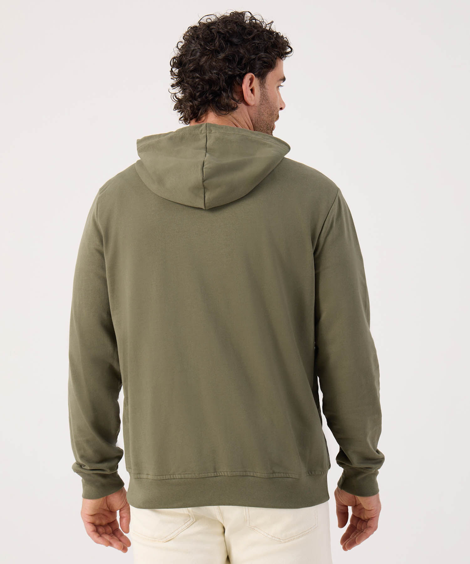 Buzo Unicolor Con Estampado 